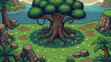 Paisagem de Base da Torre.